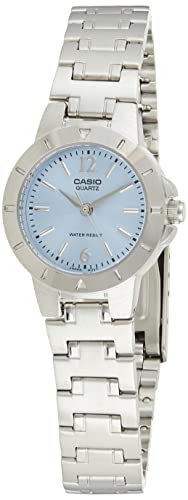Casio Femme Quartz Analogique LTP-1177A-2A Bleu Clair Casio Femme Quartz Analogique LTP-1177A-2A Bleu Clair