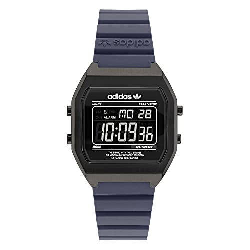 Montre numérique adidas bleu marine avec bracelet Montre numérique adidas bleu marine avec bracelet