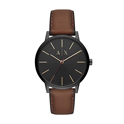Armani Exchange Montre habillée à trois aiguilles Armani Exchange Montre habillée à trois aiguilles
