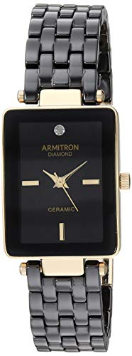 Armitron 75/5613 Montre-bracelet en céramique avec accents Armitron 75/5613 Montre-bracelet en céramique avec accents