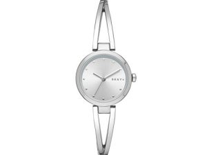 DKNY Montre habillée en acier inoxydable Crosswalk