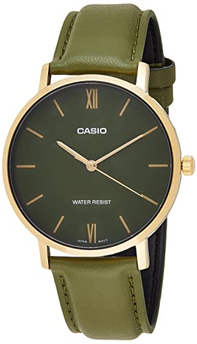 Casio MTP-VT01GL-3B Montre analogique minimaliste à 3 Casio MTP-VT01GL-3B Montre analogique minimaliste à 3