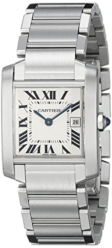 Montre Cartier Midsize W51011Q3 Tank Francaise en Montre Cartier Midsize W51011Q3 Tank Francaise en