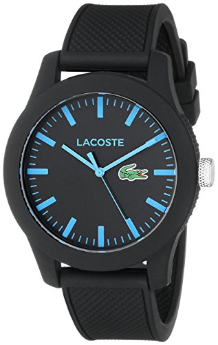 Lacoste 2010791 Lacoste.12.12 Montre noire avec bracelet Lacoste 2010791 Lacoste.12.12 Montre noire avec bracelet