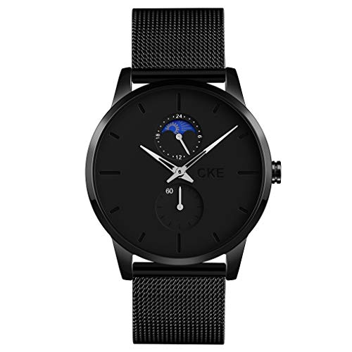 Montre Homme Ultra-Mince Minimaliste Mode Montres-Bracelets Imperméables Montre Homme Ultra-Mince Minimaliste Mode Montres-Bracelets Imperméables