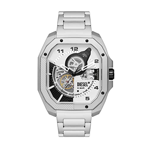 Diesel Montre mécanique à cadran squelette en Diesel Montre mécanique à cadran squelette en
