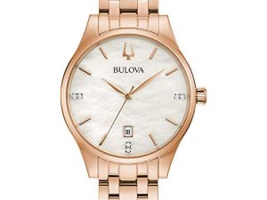Bulova Montre à quartz classique pour femme