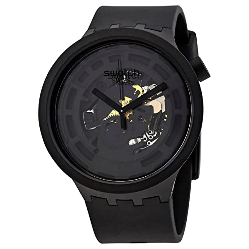 Swatch Biocéramique Quartz Cadran Noir Montre Homme Swatch Biocéramique Quartz Cadran Noir Montre Homme