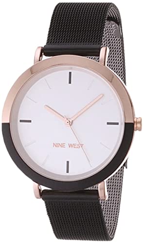 Montre-bracelet en maille pour femme Nine West Montre-bracelet en maille pour femme Nine West
