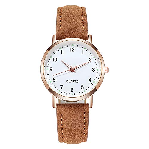 Montre pour femme avec bracelet en cuir Montre pour femme avec bracelet en cuir