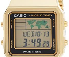 CASIO Digital World TIME A500WGA-1DF Montre en