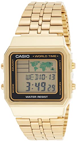 CASIO Digital World TIME A500WGA-1DF Montre en CASIO Digital World TIME A500WGA-1DF Montre en