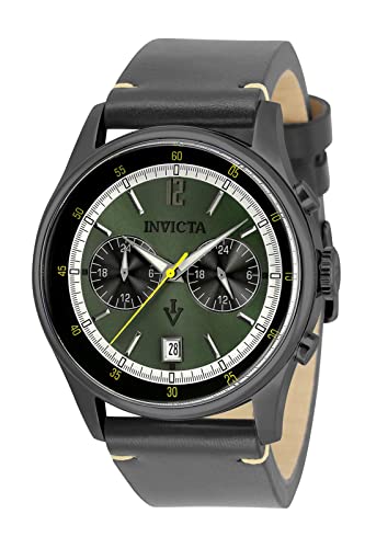 Invicta Vintage Quartz Cadran Vert et Noir Invicta Vintage Quartz Cadran Vert et Noir