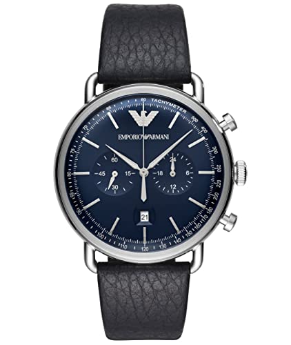 Emporio Armani Montre habillée multifonction pour homme Emporio Armani Montre habillée multifonction pour homme