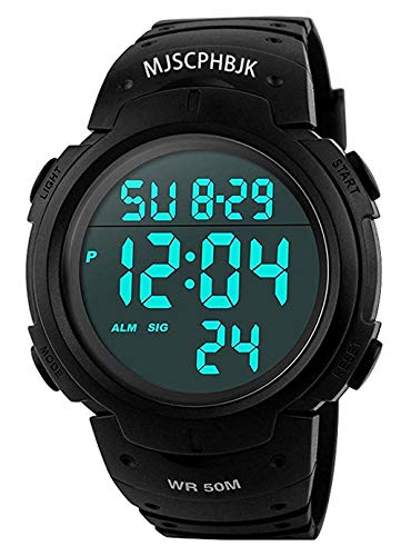 MJSCPHBJK Montre de sport numérique pour homme MJSCPHBJK Montre de sport numérique pour homme