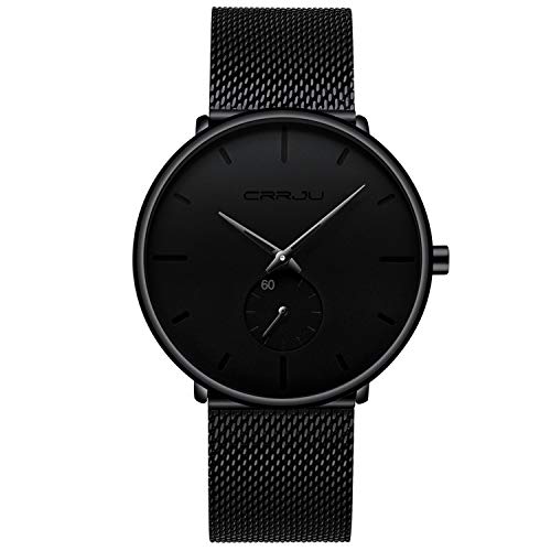 Montres Homme Ultra-Mince Minimaliste Étanche - Montre-Bracelet Montres Homme Ultra-Mince Minimaliste Étanche - Montre-Bracelet