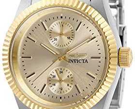 Invicta Bracelet en acier inoxydable à quartz