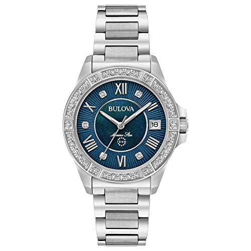 Montre-bracelet Bulova Marine Star Diamond pour femme Montre-bracelet Bulova Marine Star Diamond pour femme