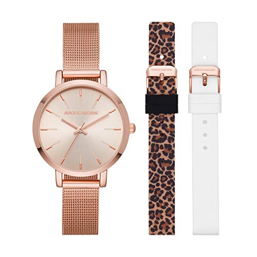 Skechers Coffret cadeau montre à quartz et Skechers Coffret cadeau montre à quartz et