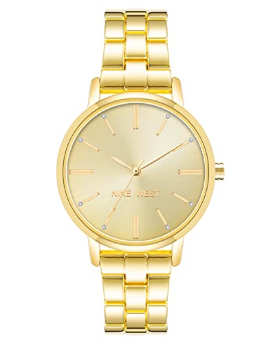 Nine West Montre-bracelet avec cristaux véritables pour Nine West Montre-bracelet avec cristaux véritables pour