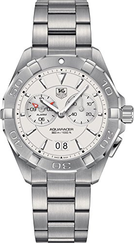 Tag Heuer Aquaracer chronographe argent opalin cadran Tag Heuer Aquaracer chronographe argent opalin cadran