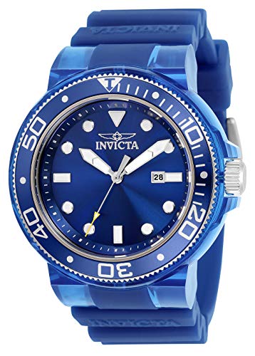 Invicta Quartz Montre avec Bracelet en Silicone Invicta Quartz Montre avec Bracelet en Silicone