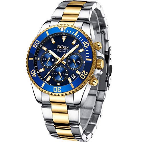 Montres pour hommes chronographe en acier inoxydable Montres pour hommes chronographe en acier inoxydable