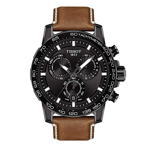 Tissot Montre Homme Supersport Acier Inoxydable Marron Tissot Montre Homme Supersport Acier Inoxydable Marron