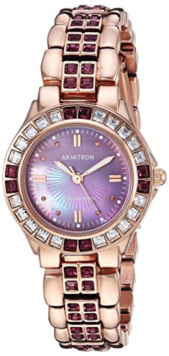 Armitron 75/3689VMRG Montre pour femme couleur améthyste Armitron 75/3689VMRG Montre pour femme couleur améthyste